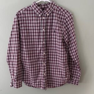 Ralph Lauren Boy's Plaid Button-Down Cotton Shirt X-Large